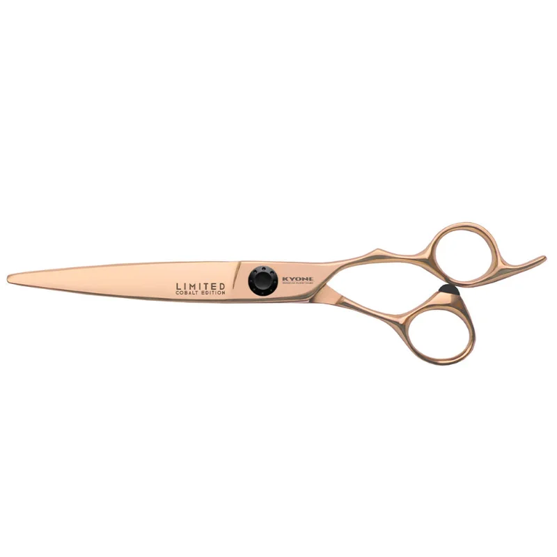 KYONE 710RG ROSE GOLD CUTTING SCISSORS | LIMITED COBALT EDITION | 7.0"