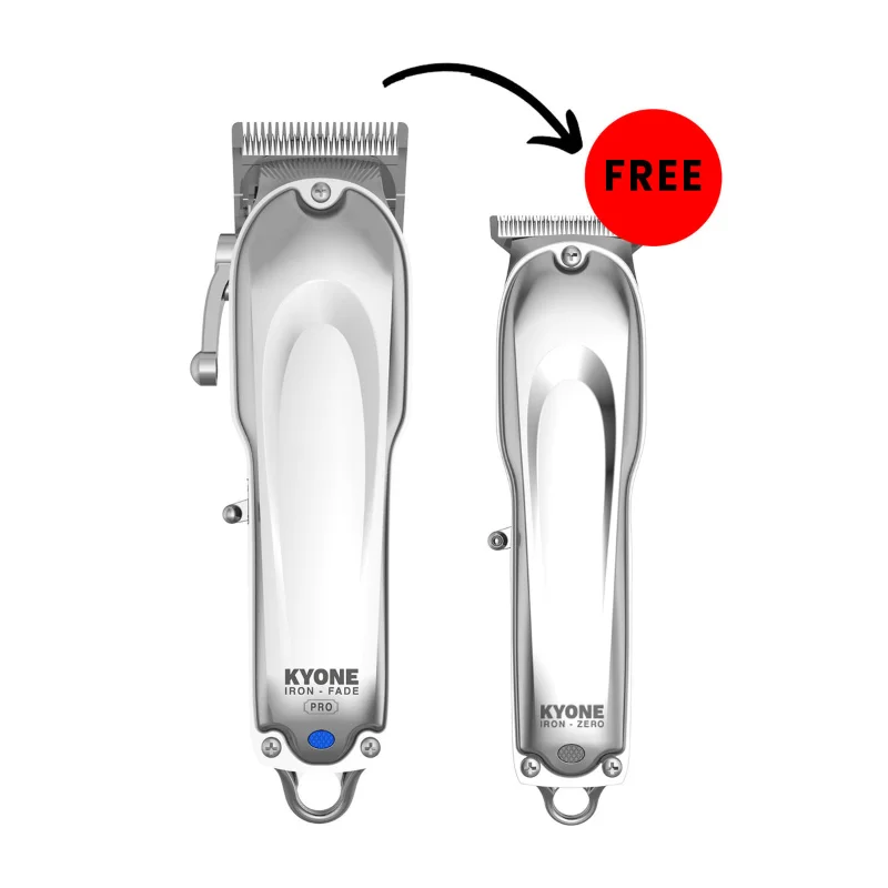 KYONE ULTIMA IRON FADE PRO CLIPPER + FREE UZ-IRON TRIMMER