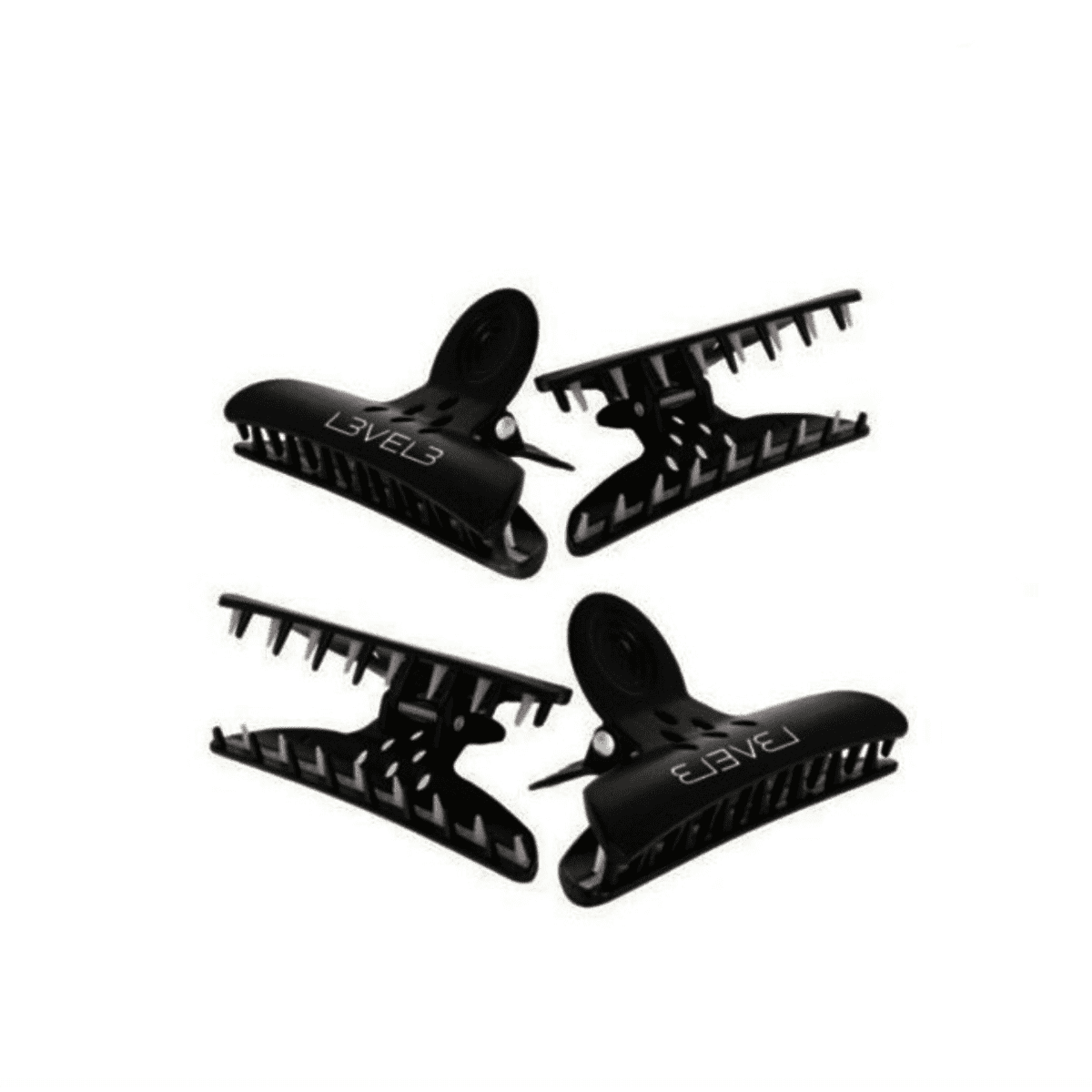 L3VEL3 Hair Claw Clips - Hair Strand Clips 4pcs