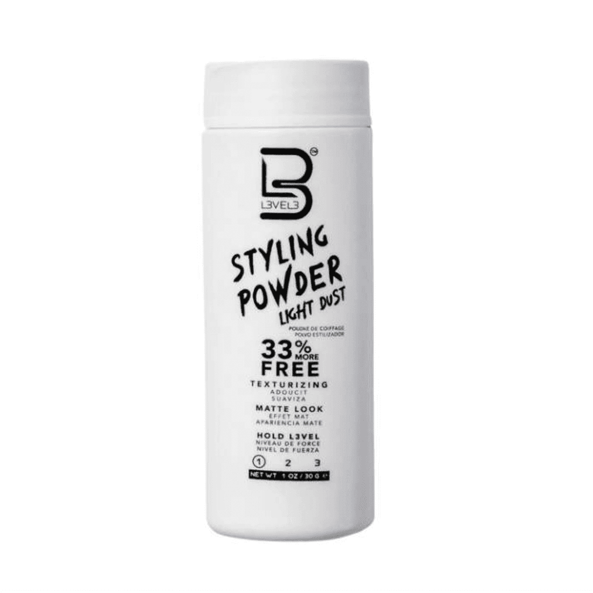 L3VEL3 Styling Powder Light Dust - Matte Volumizing Powder 30g