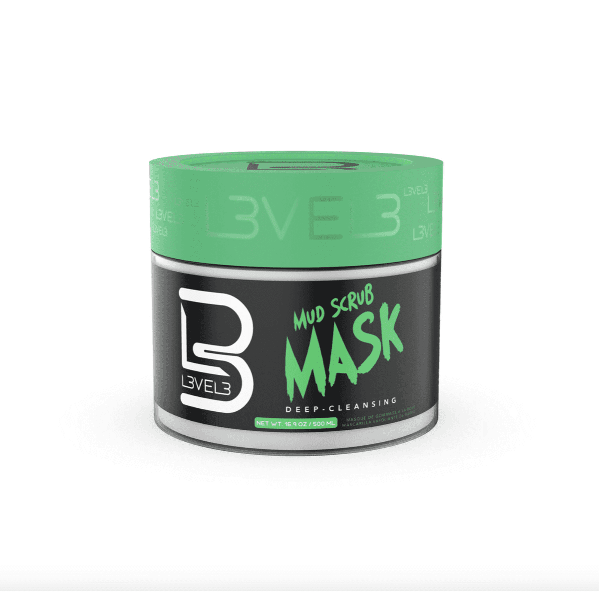 L3VEL3 Mud Facial Scrub Mask 500ml